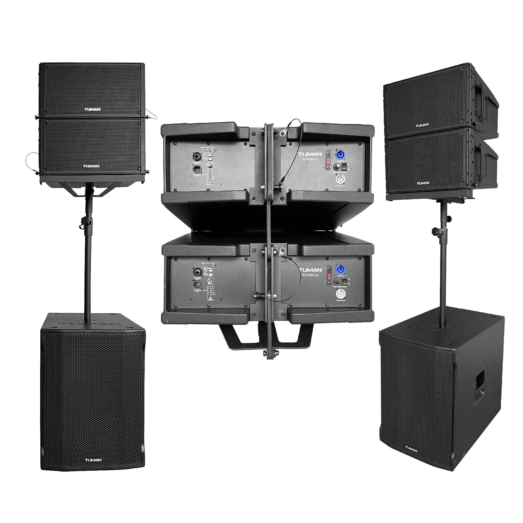 TUMAN Vertical active array line with USB and Bluetooth TU1828CLA