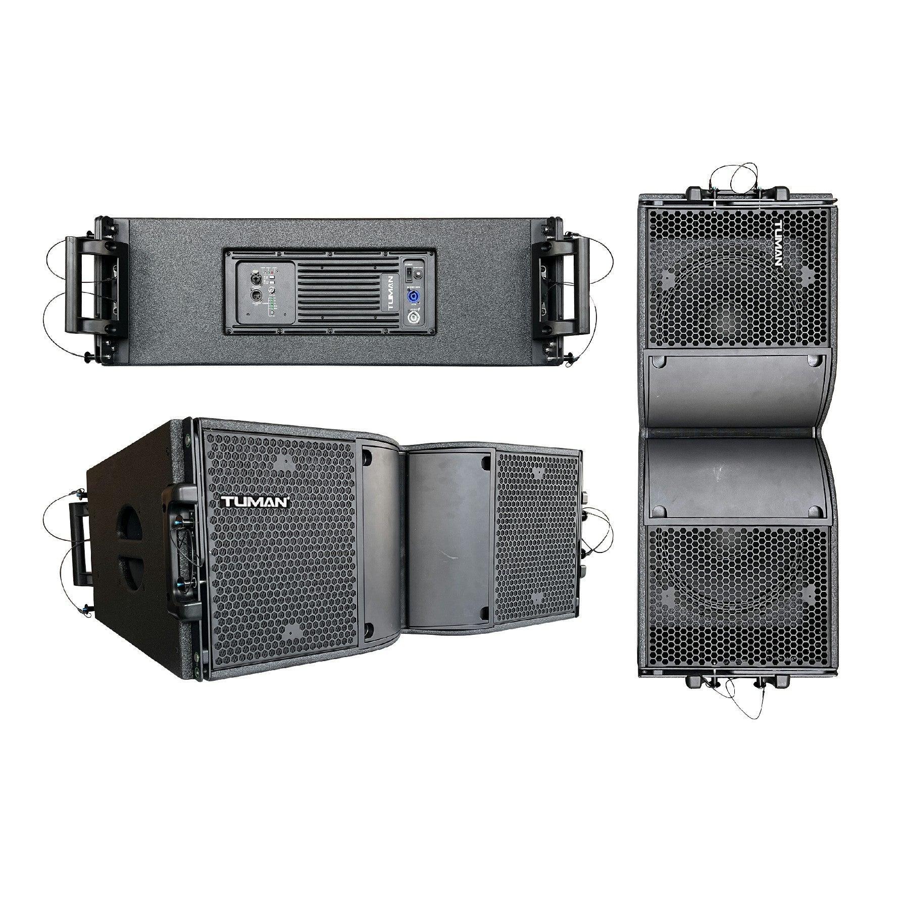 TUMAN Dual 12inch speaker active wooden array line TU212LA